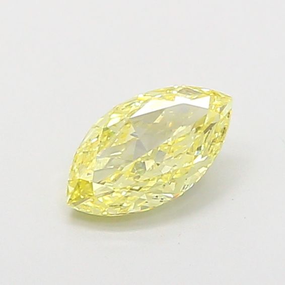0.76 CT Fancy Intense Yellow MARQUISE
