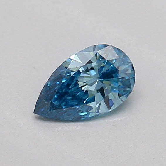 0.16 CT Fancy Vivid Blue PEAR