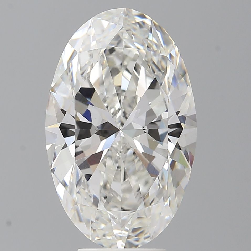 6.54 ct. oval Lab Grown Diamond front image