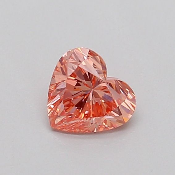 0.39 CT Fancy Intense Pink HEART