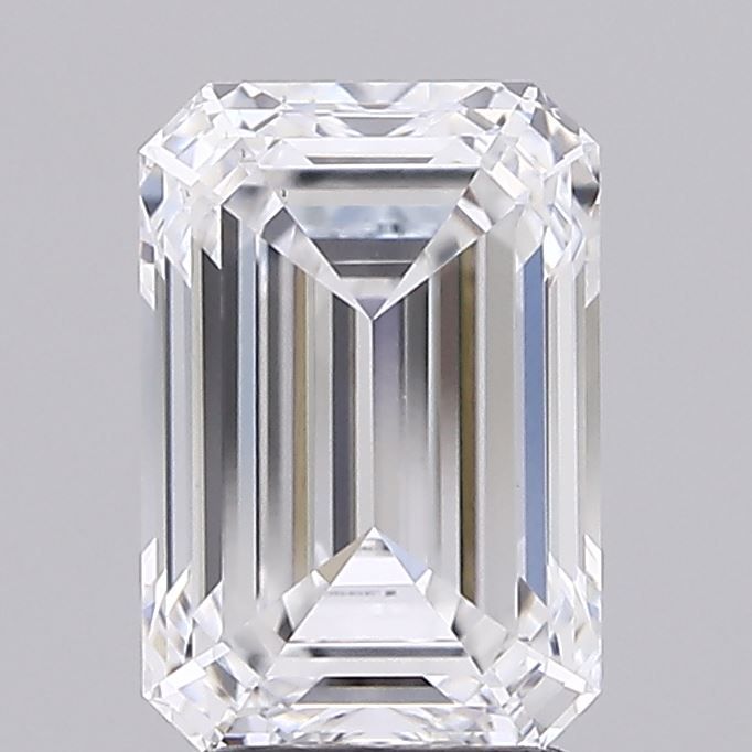 2.68 ct. emerald Lab Grown Diamond front image