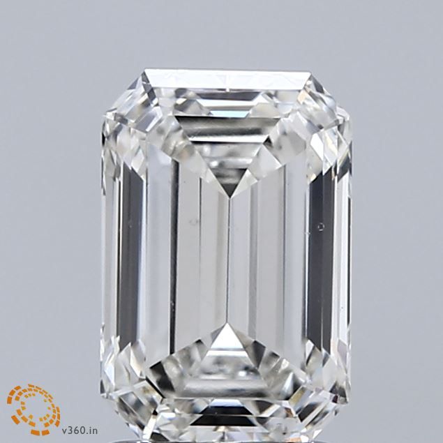 2.06 ct. emerald Lab Grown Diamond front image
