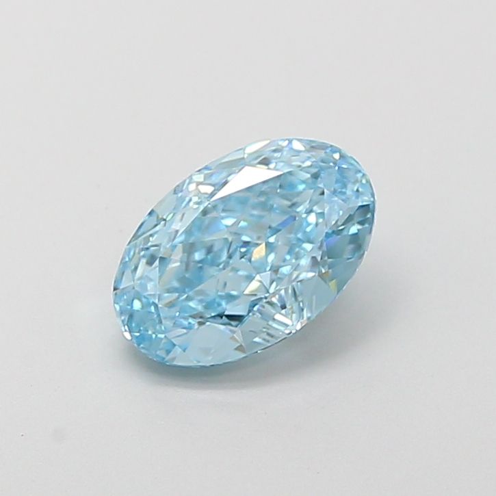 1.14 CT Fancy Vivid Blue OVAL