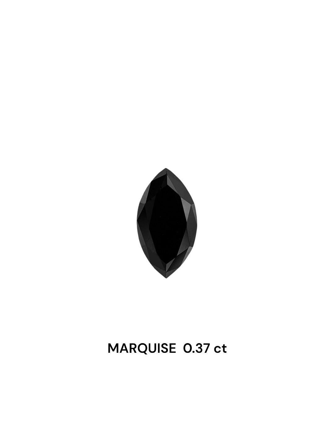 Diament 0.37 ct Fancy Black/VVS2