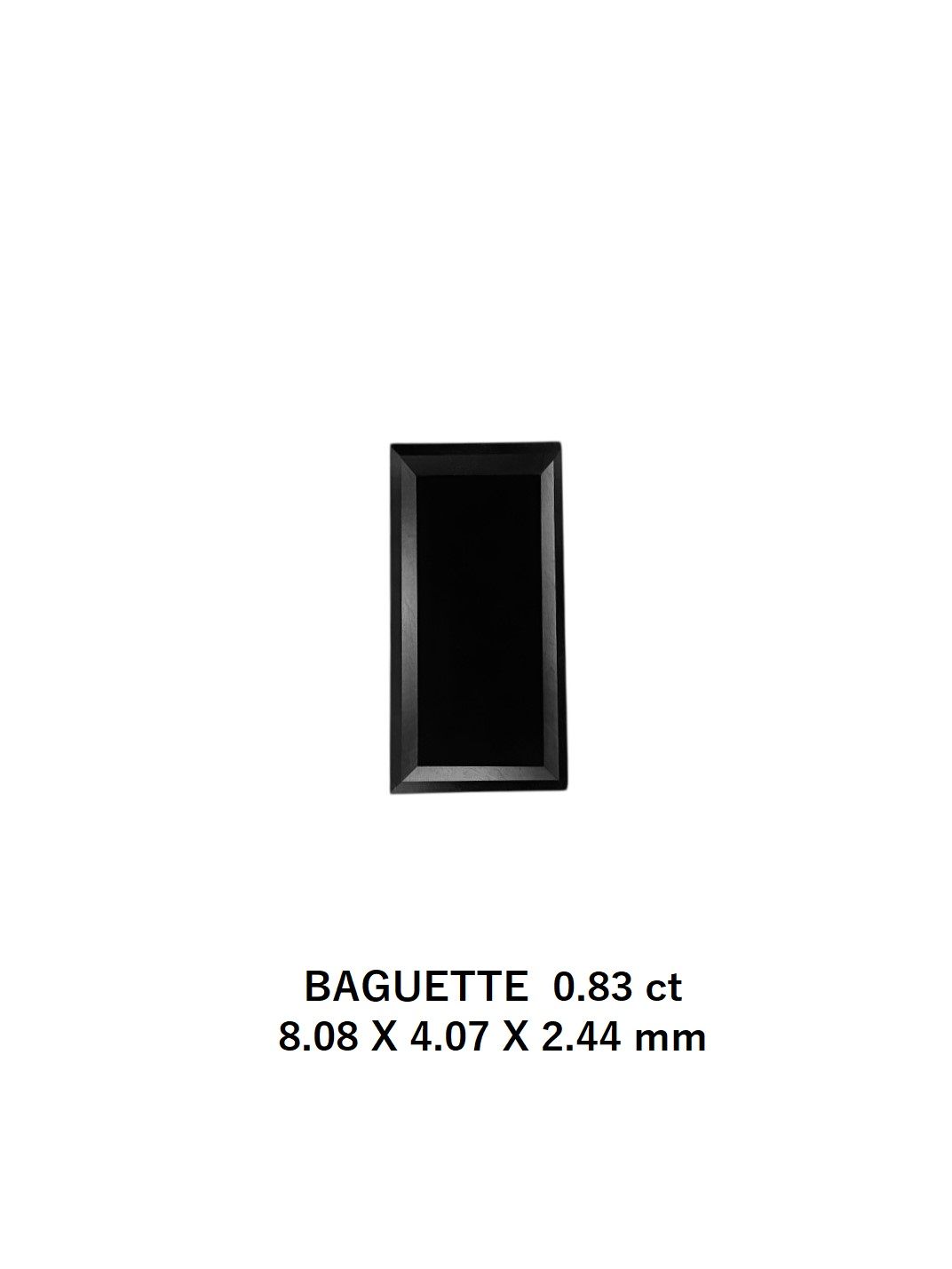 Diament 0.83 ct Fancy Black/VVS2