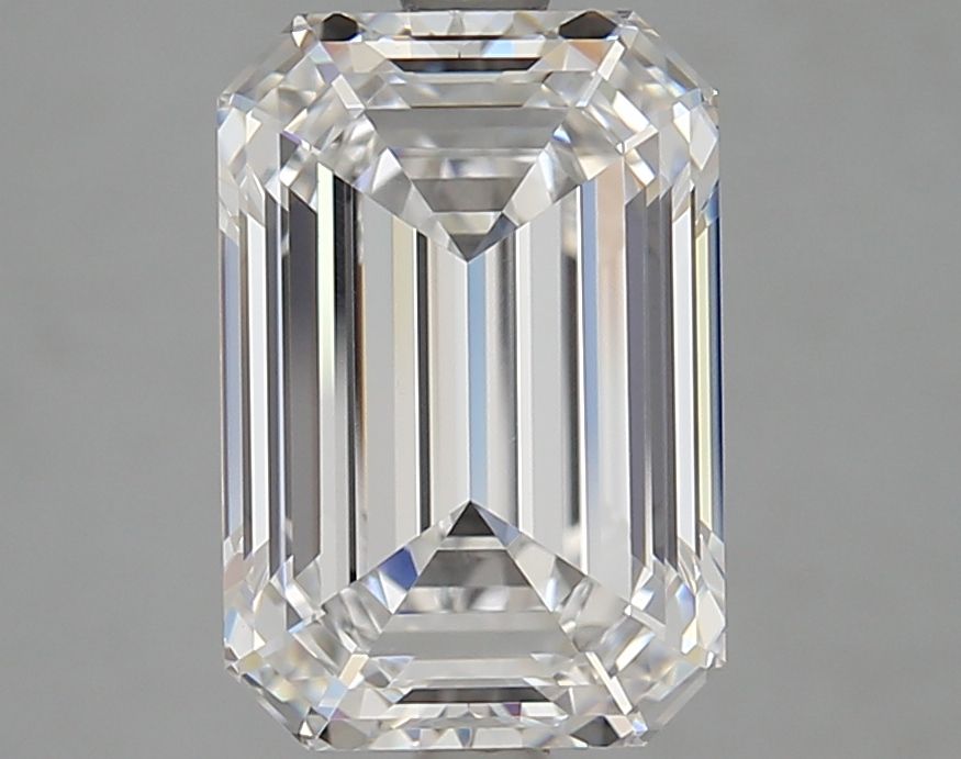 Diamant Émeraude 4.01 ct - Couleur D - Pureté VVS1