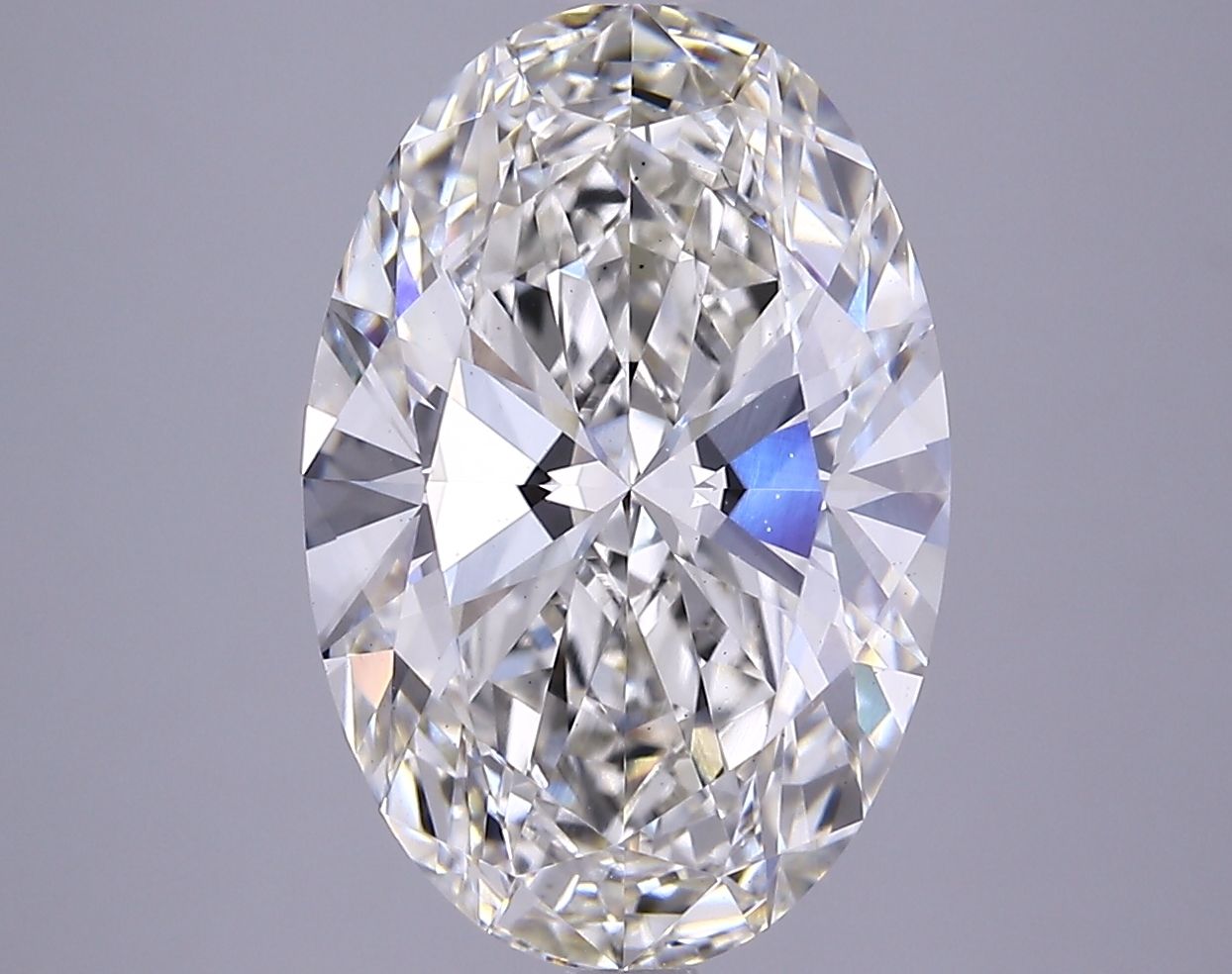 4.92 ct. oval Lab Grown Diamond front image