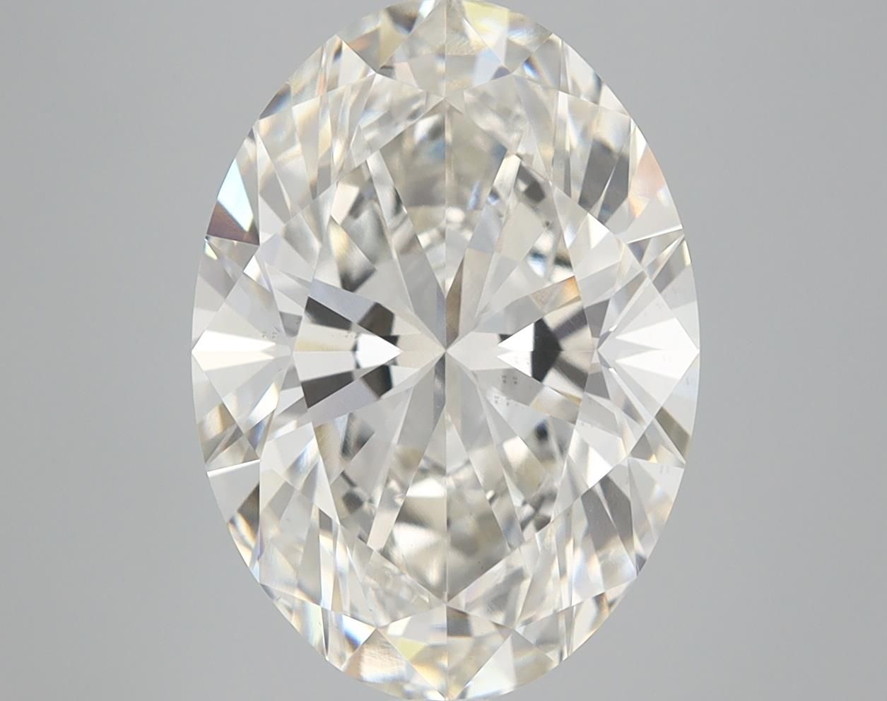 5.37 ct. oval Lab Grown Diamond front image