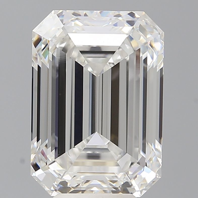 7.04 ct. emerald Lab Grown Diamond front image