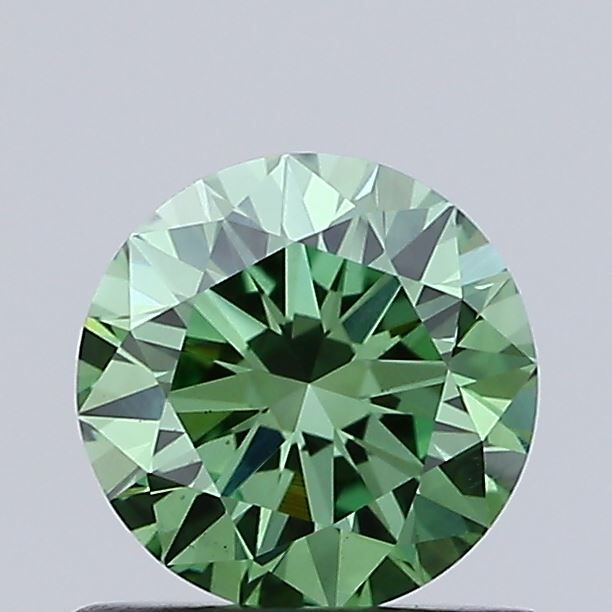 0.72 CT Fancy Vivid Green ROUND