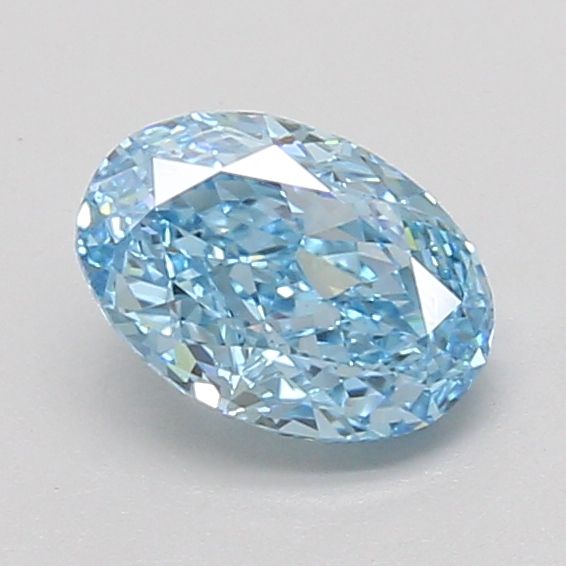 1.07 CT Fancy Vivid Blue OVAL