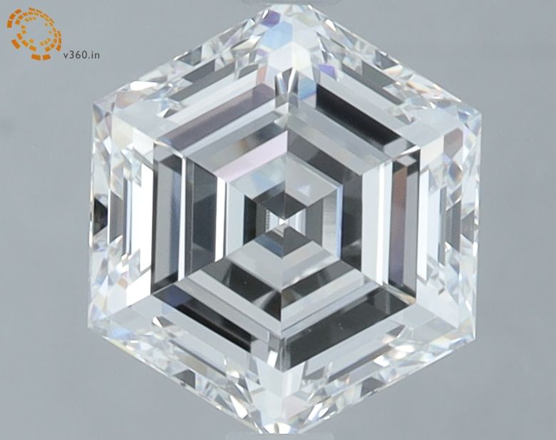 2.05 ct lab-grown Hexagonal Diamond