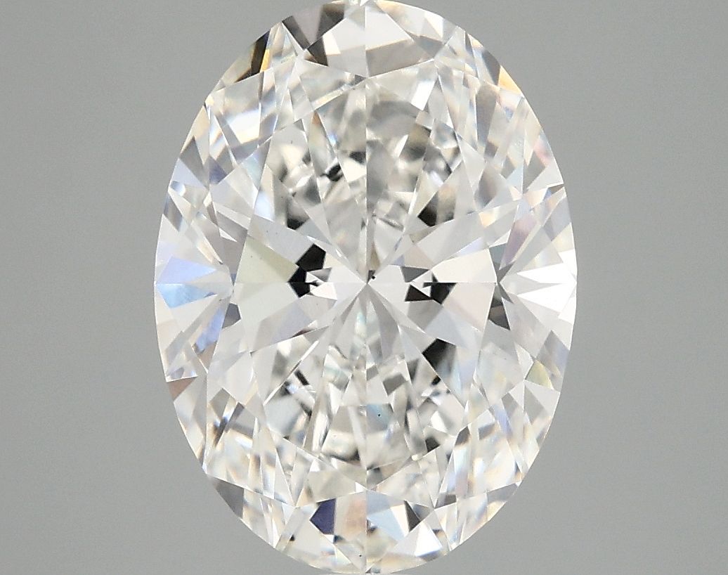 3.93 ct. oval Lab Grown Diamond front image