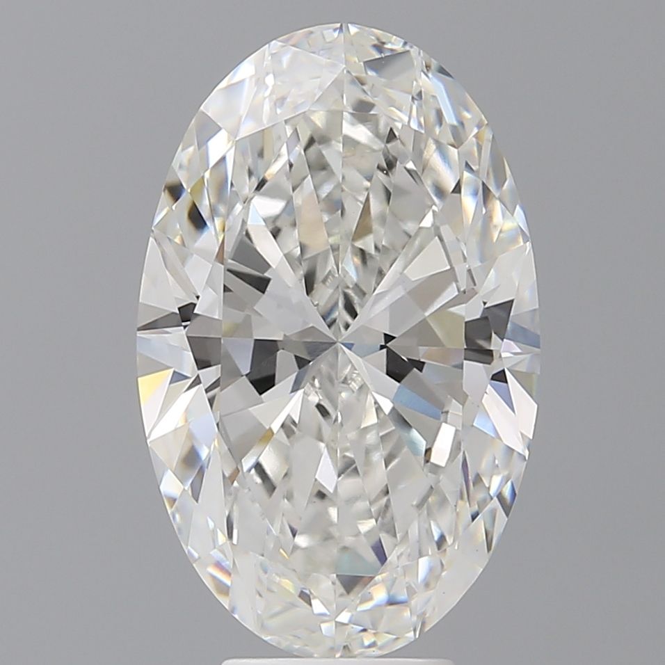 6.60 ct. oval Lab Grown Diamond front image