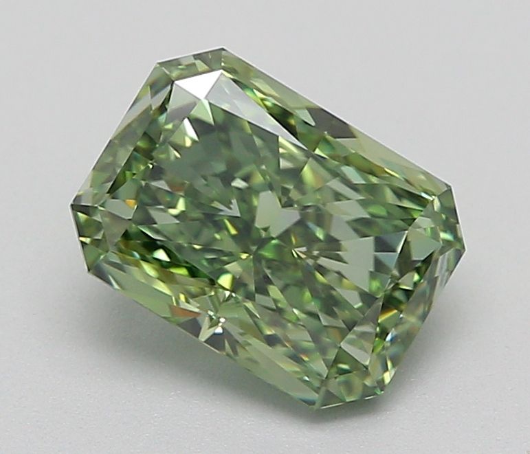 1.5 CT Fancy Vivid Green RADIANT