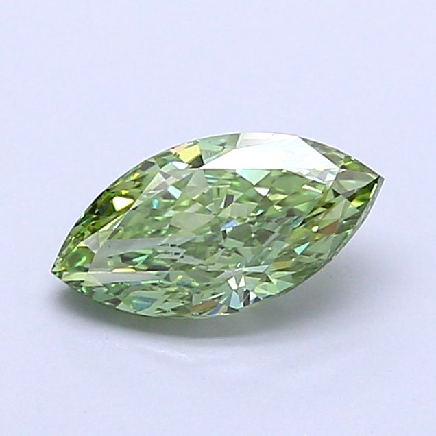 1.0 CT Fancy Vivid Green MARQUISE