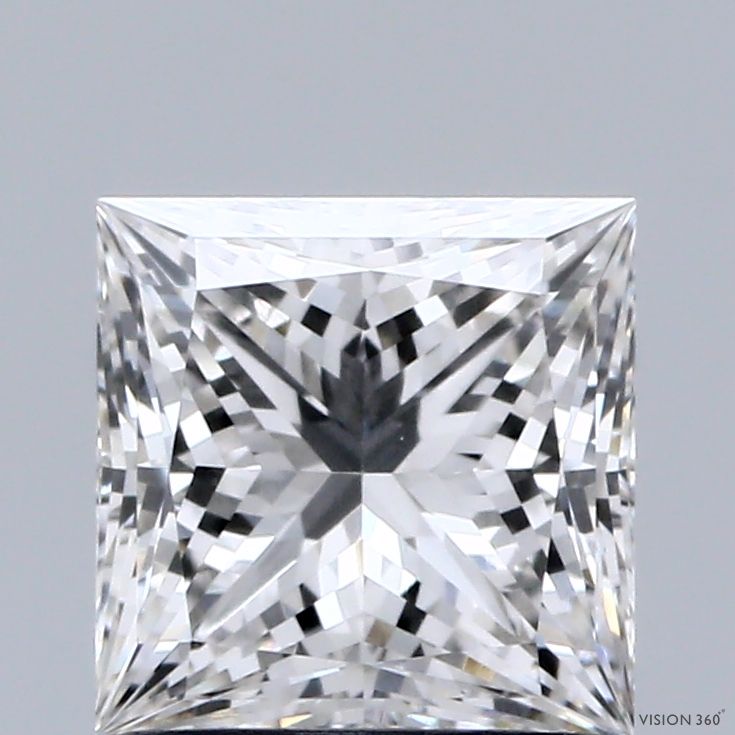 1.56 ct. princess Lab Grown Diamond front image