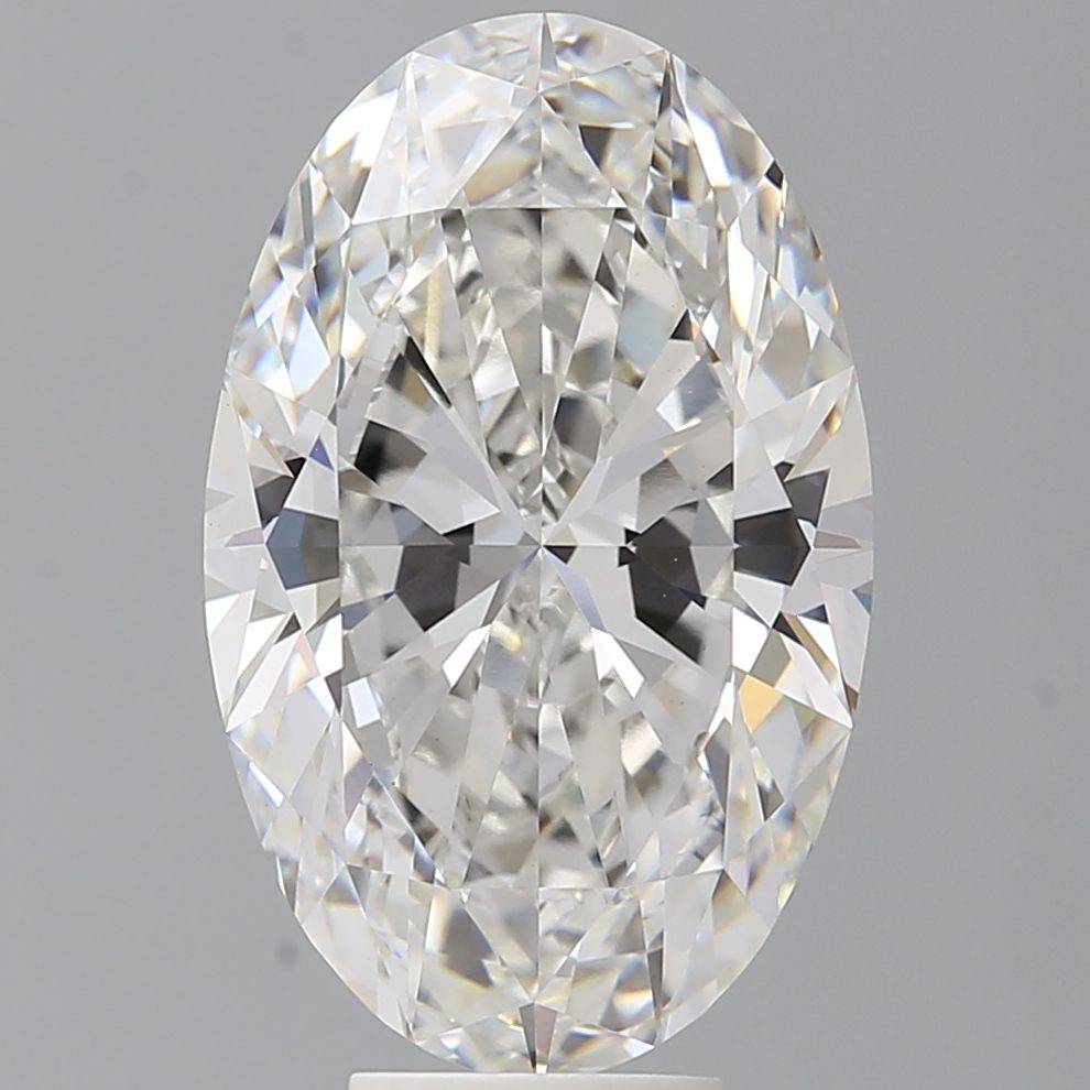 7.55 ct. oval Lab Grown Diamond front image