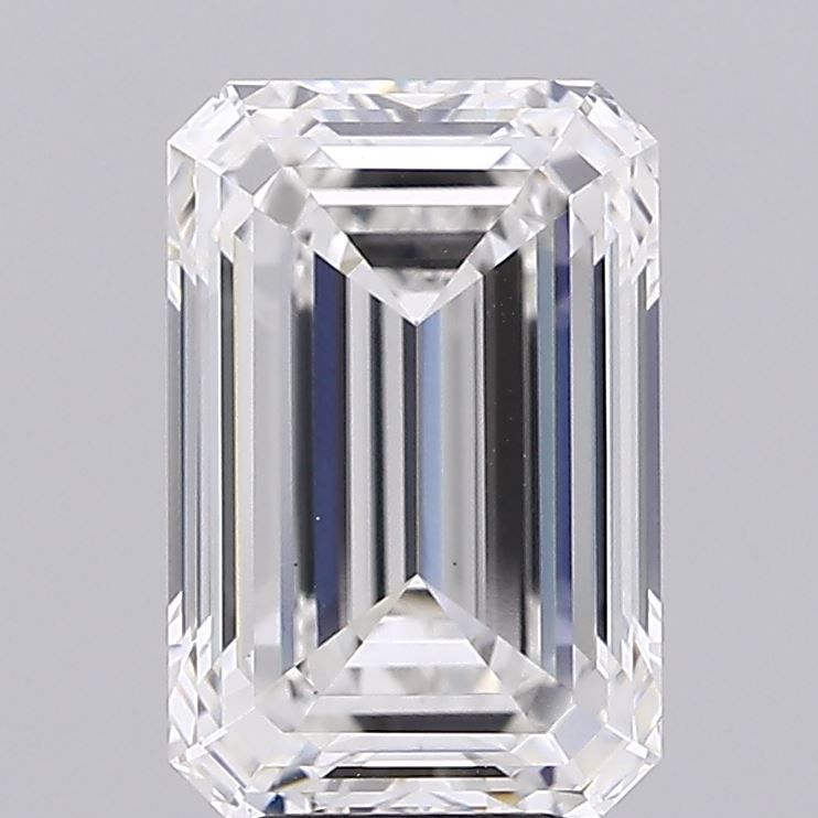 6.07 ct. emerald Lab Grown Diamond front image