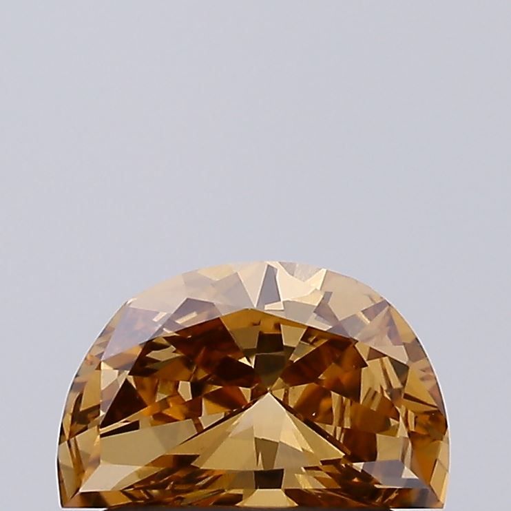 0.72 CT Fancy Brown HALF MOON
