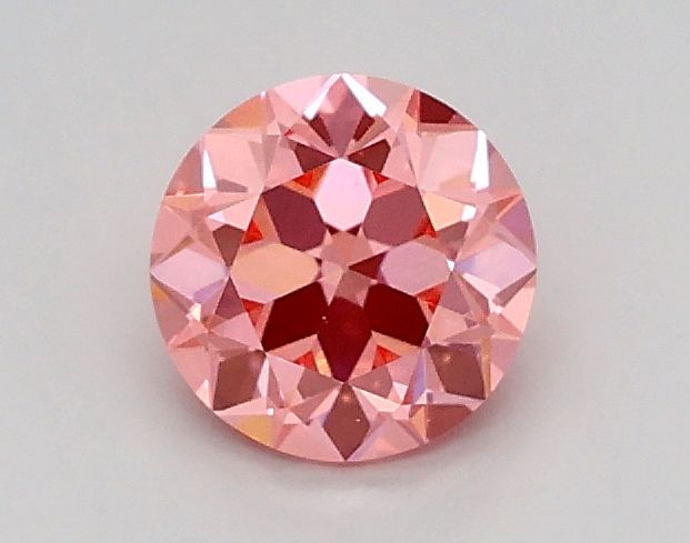 0.45 CT Fancy Vivid Pink OLD EUROPEAN CUT