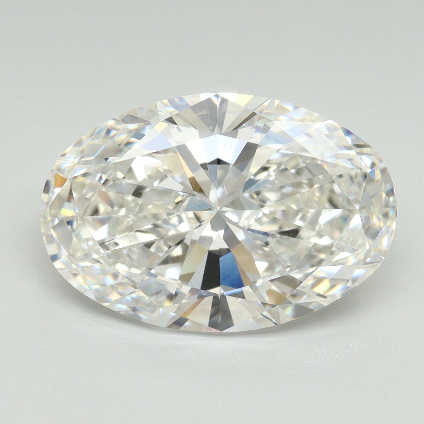 7.05 ct. oval Lab Grown Diamond front image