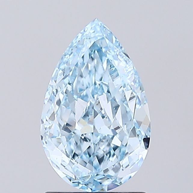 1.5 CT Fancy Vivid Blue PEAR