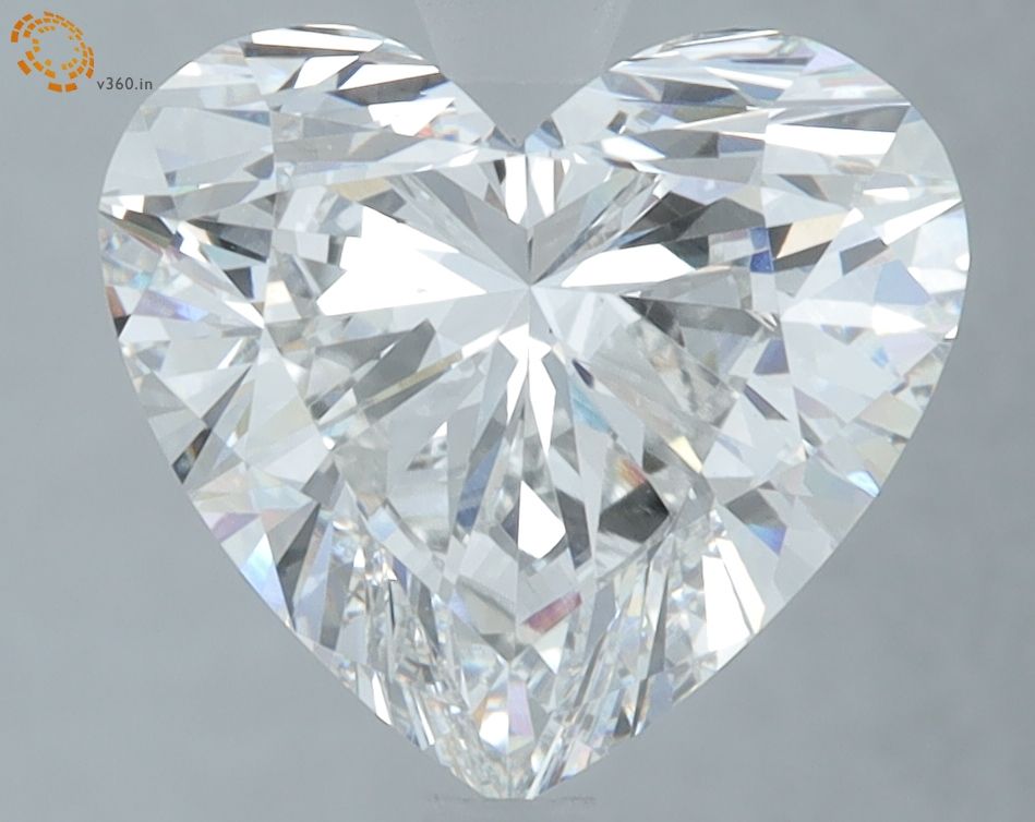 3.87 ct. heart Lab Grown Diamond front image