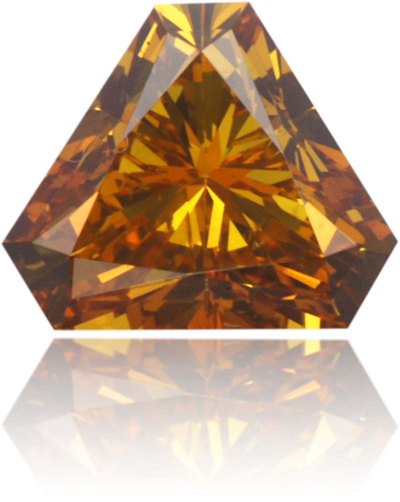 Diament 0.73 ct Fancy Deep Brownish Yellowish Orange/SI2