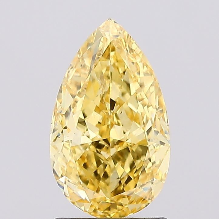 1.81 CT Fancy Vivid Yellow PEAR