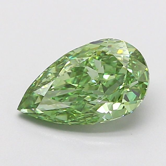 1.1 CT Fancy Vivid Green PEAR