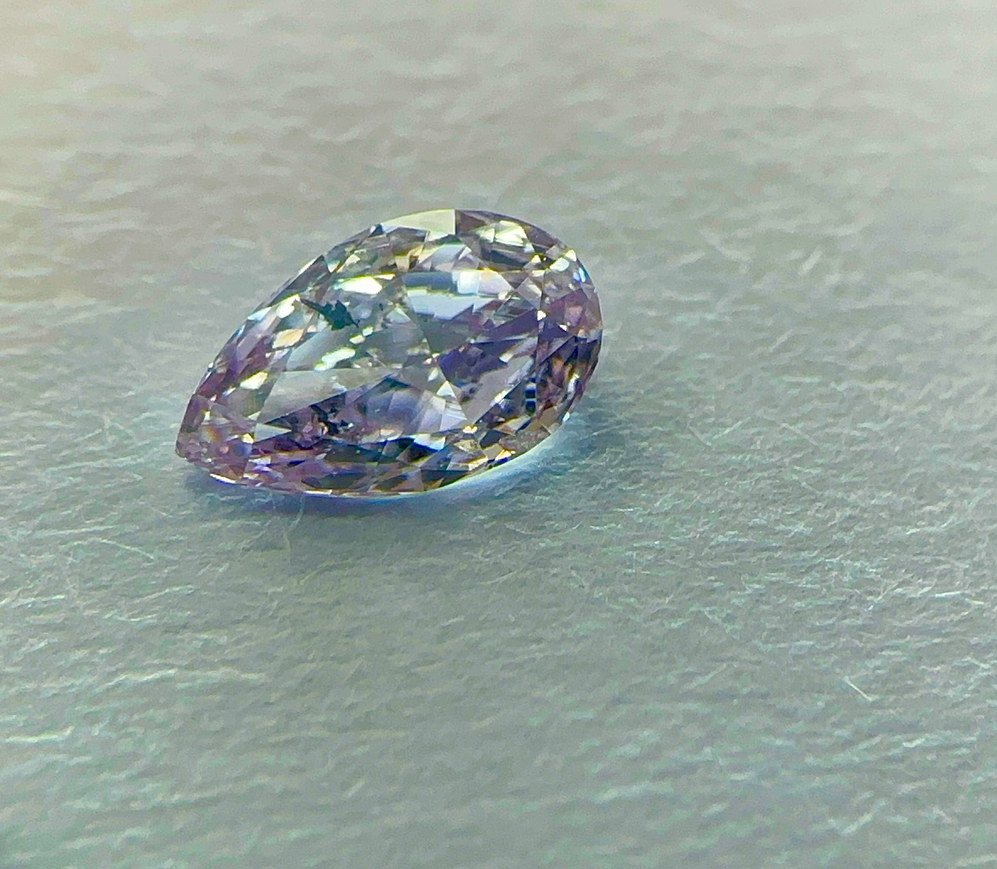 Diament 0.23 ct Fancy Grayish Pink Purple/I1