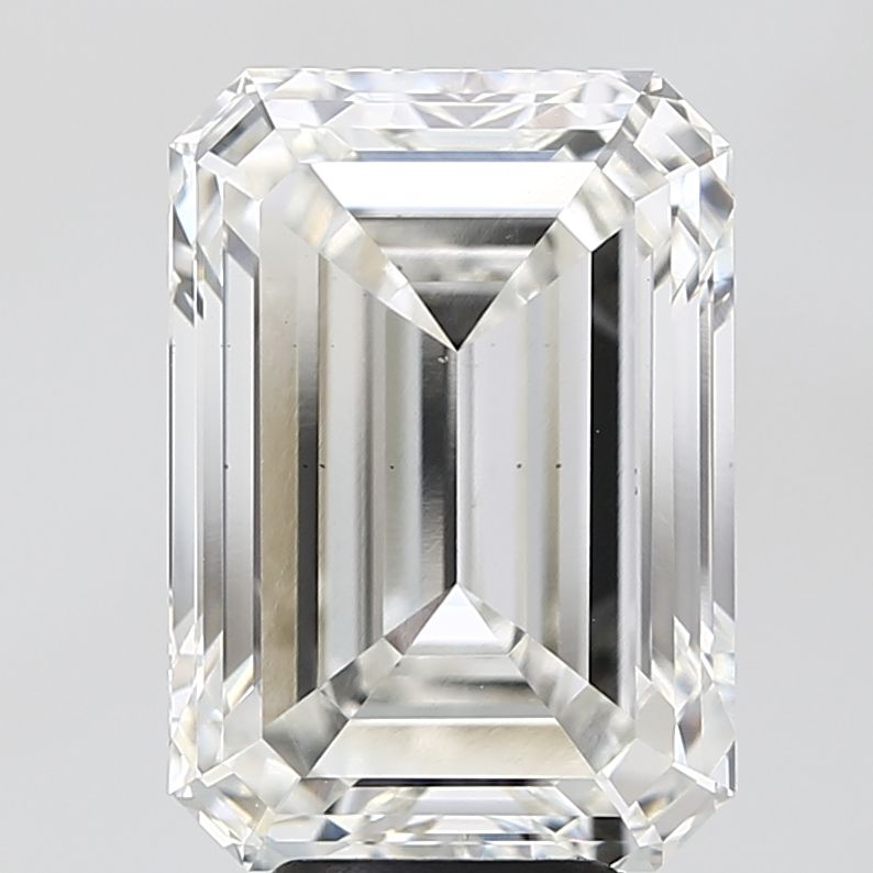 7.03 ct. emerald Lab Grown Diamond front image