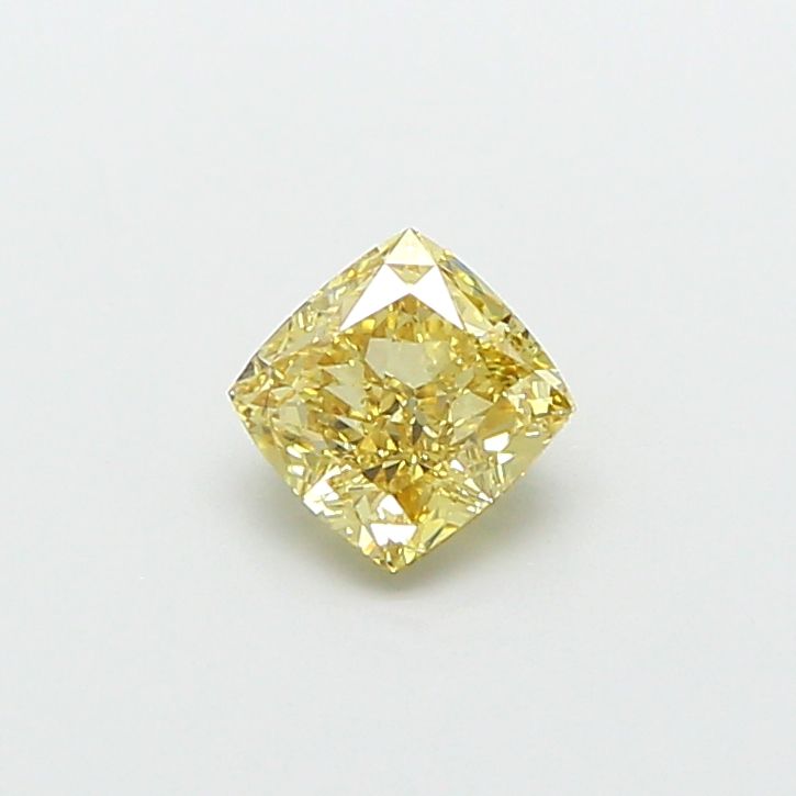 1.09 CT Fancy Intense Yellow CUSHION MODIFIED