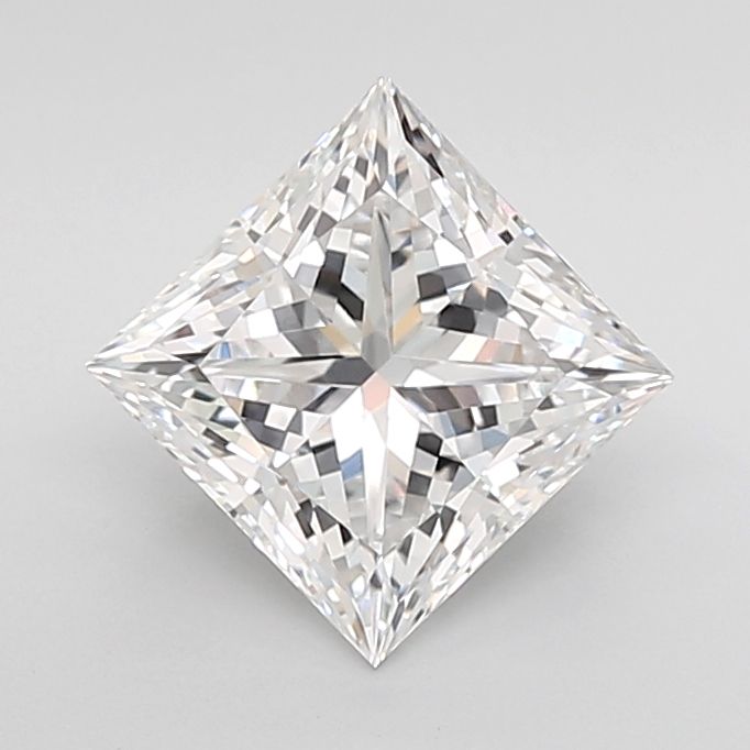 3.04 ct. princess Lab Grown Diamond front image
