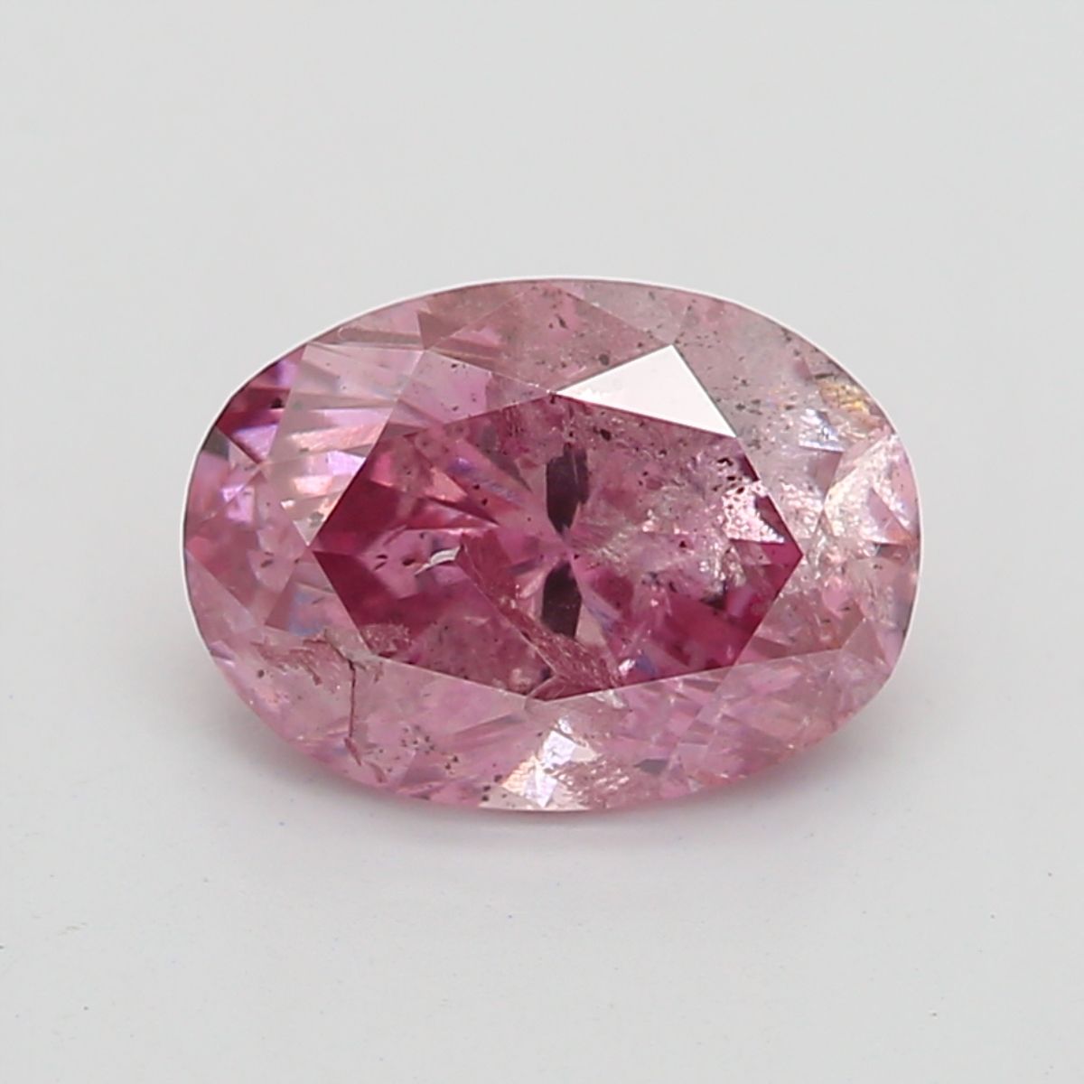 Diament 0.61 ct Fancy Intense Purplish Pink/