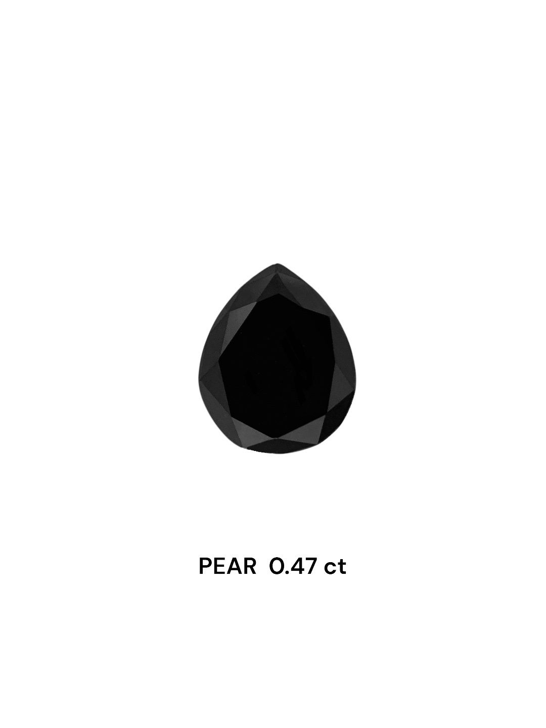 Diament 0.47 ct Fancy Black/VVS2
