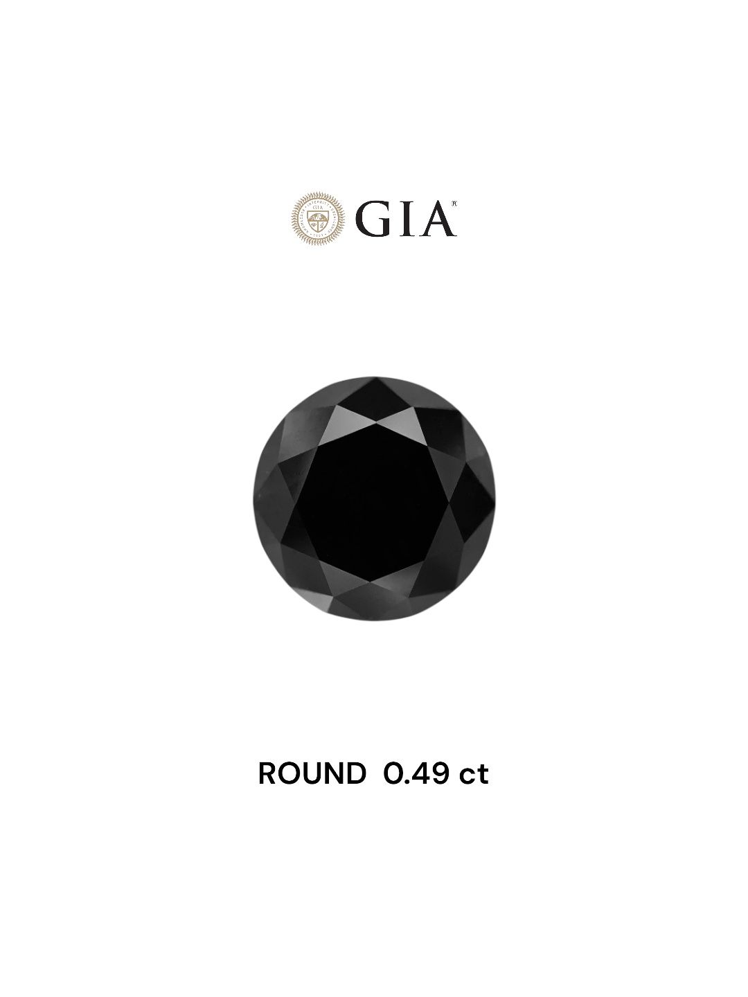 0.49 ct Round diamond