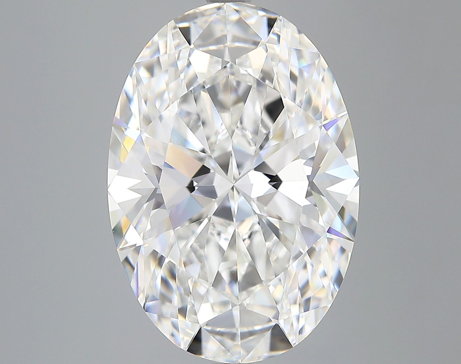 7.09 ct. oval Lab Grown Diamond front image