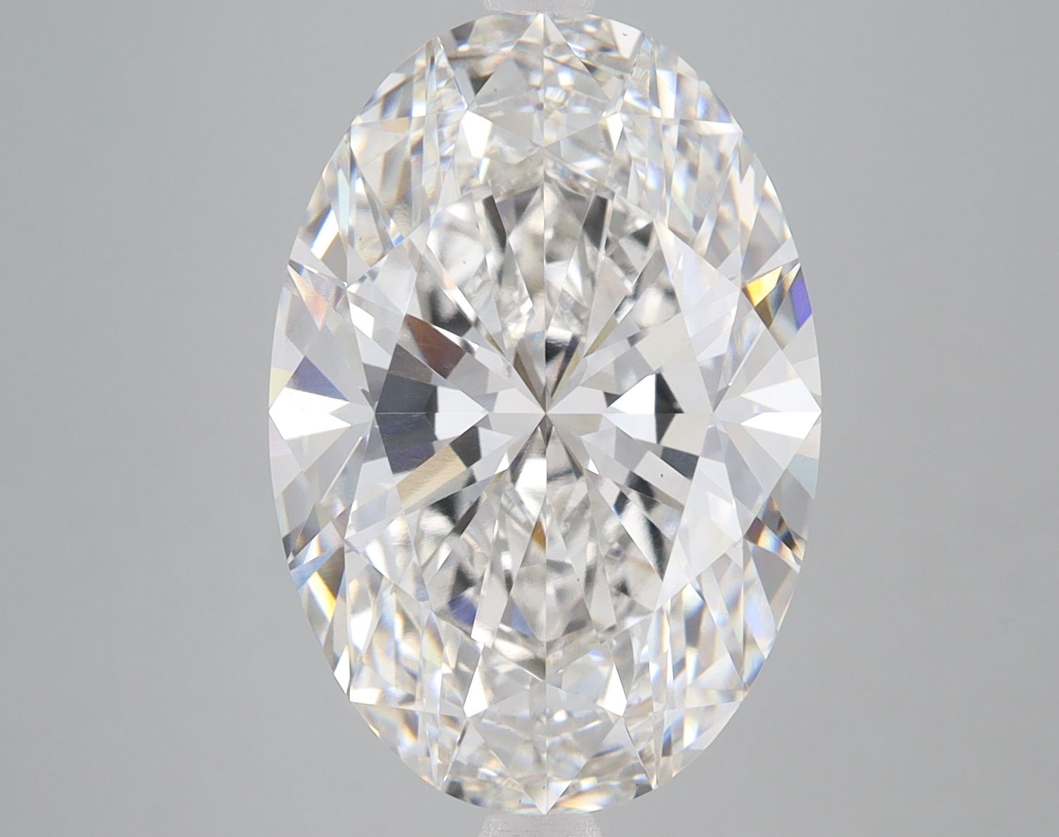 7.10 ct. oval Lab Grown Diamond front image