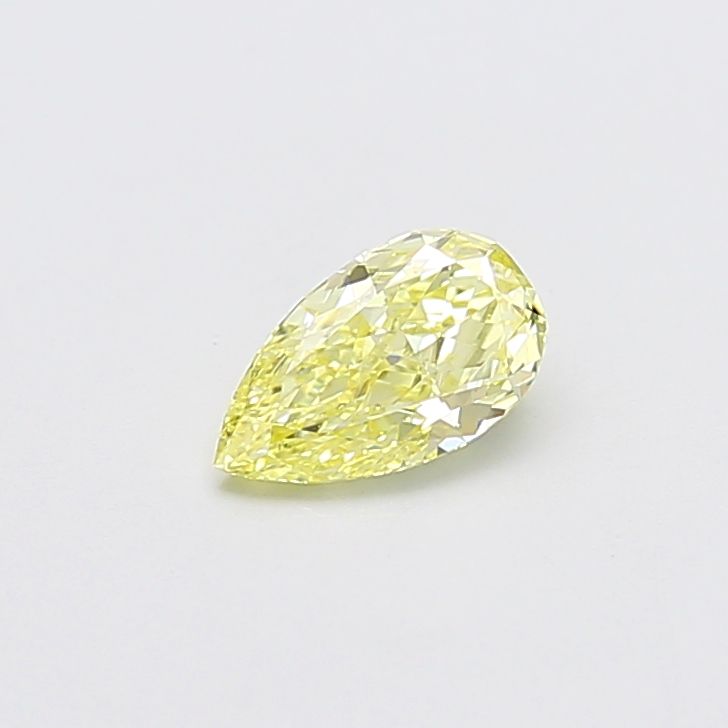 0.74 CT Fancy Yellow PEAR