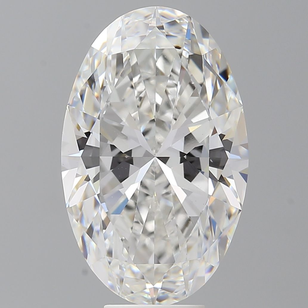 8.10 ct. oval Lab Grown Diamond front image