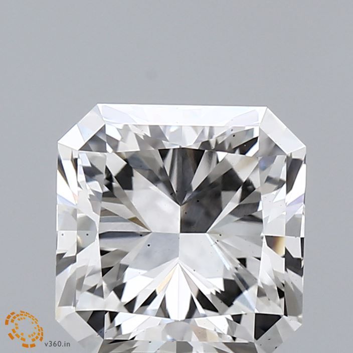 2.56 ct lab-grown Square radiant Diamond