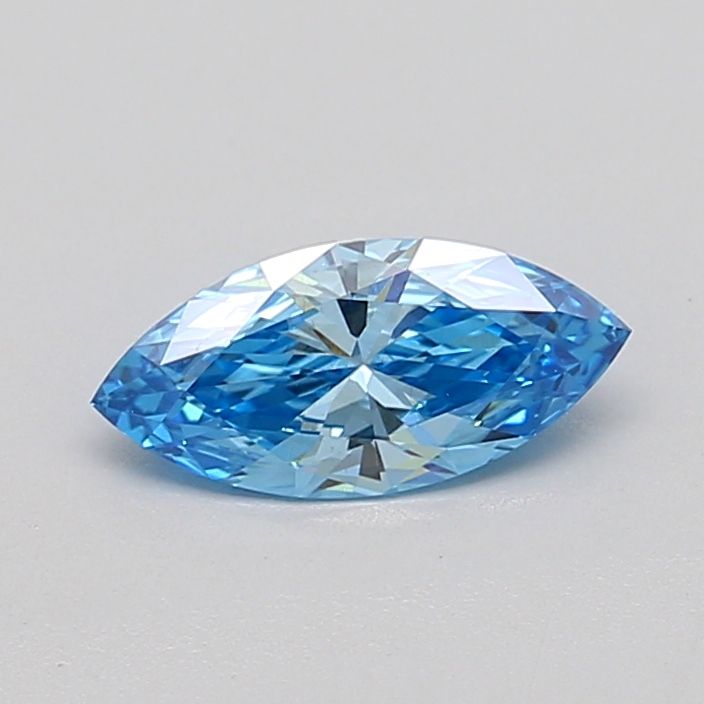 0.51 CT Fancy Vivid Blue MARQUISE