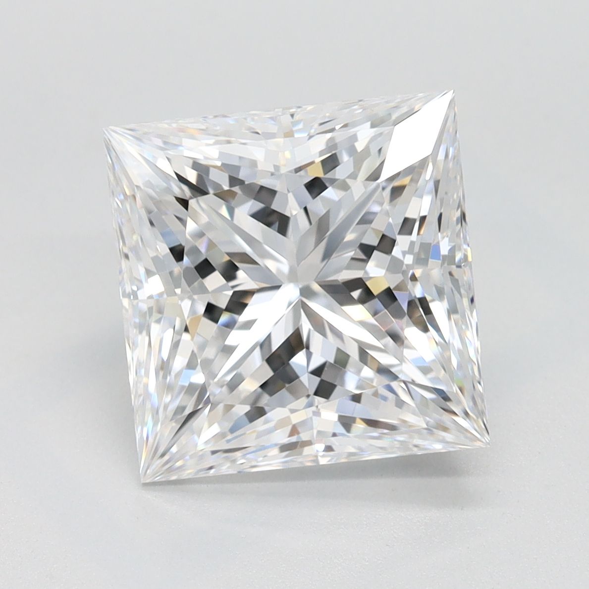 3.68 ct. princess Lab Grown Diamond front image