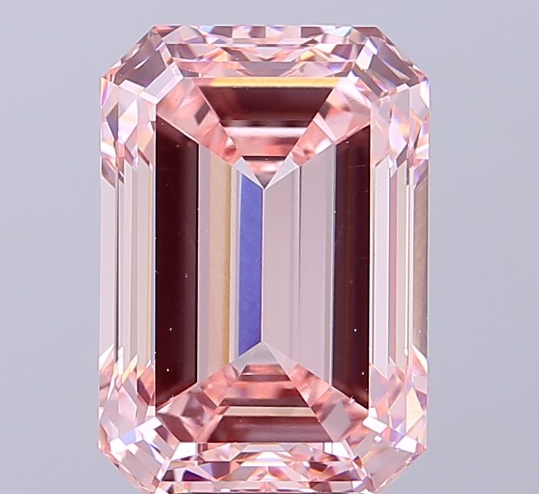 5.51 ct. emerald Lab Grown Diamond front image