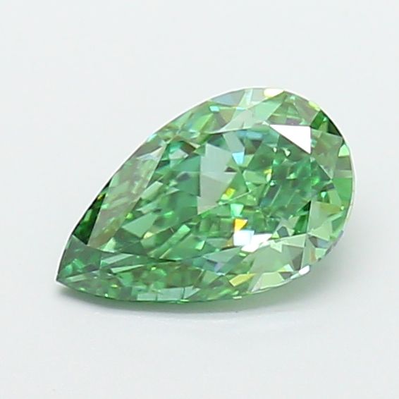 1.17 CT Fancy Vivid Green PEAR