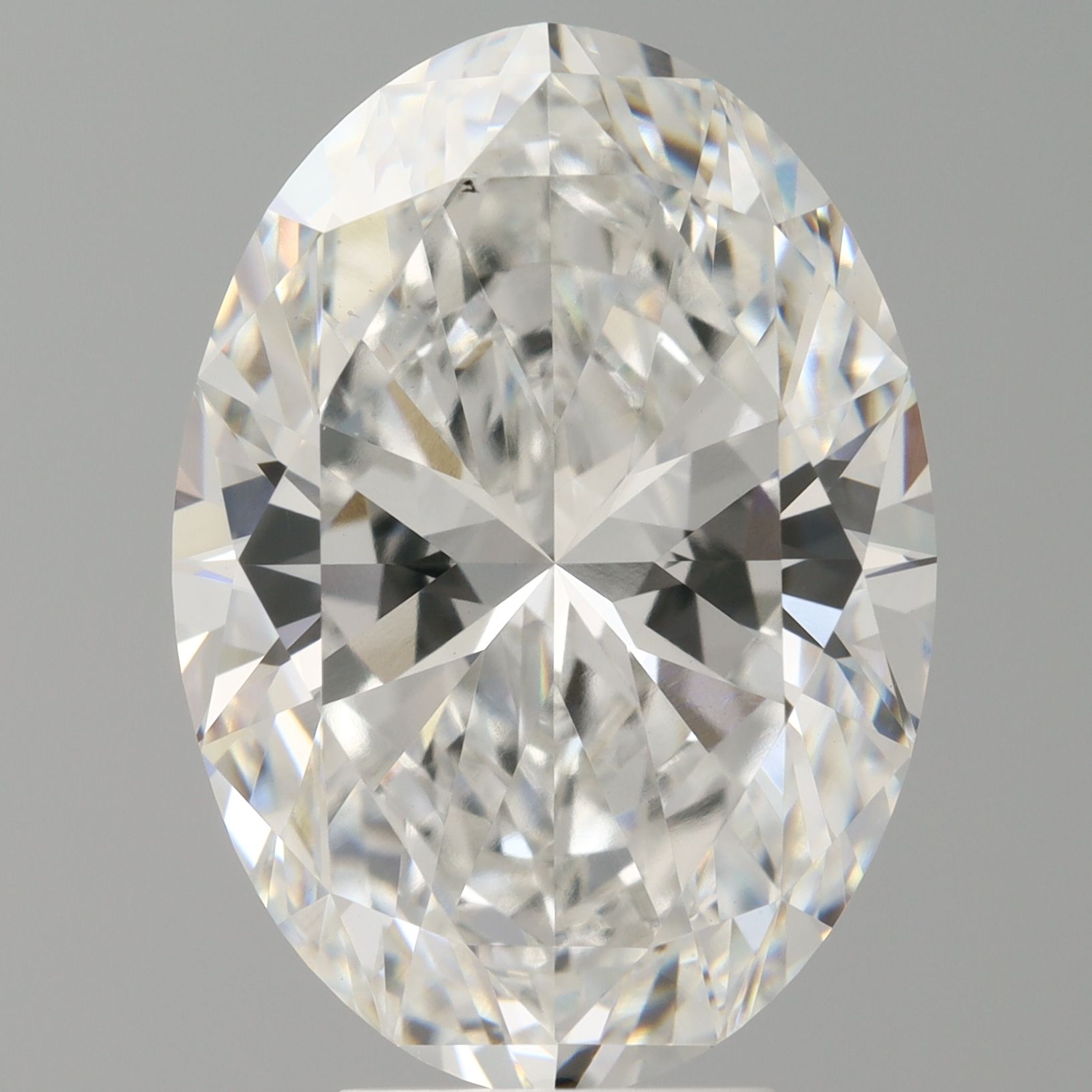 6.02 ct. oval Lab Grown Diamond front image