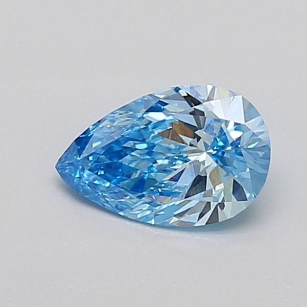 0.49 CT Fancy Vivid Blue PEAR