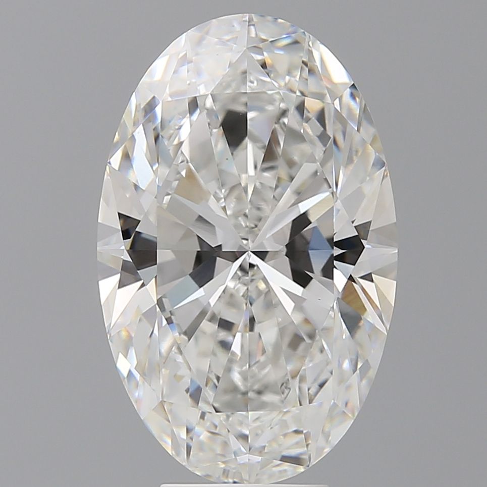 7.55 ct. oval Lab Grown Diamond front image